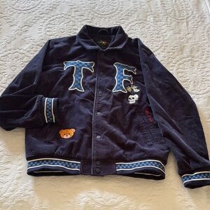 Teddy Fresh Unisex Navy Corduroy Jacket Gently Loved S Sold Out on Site